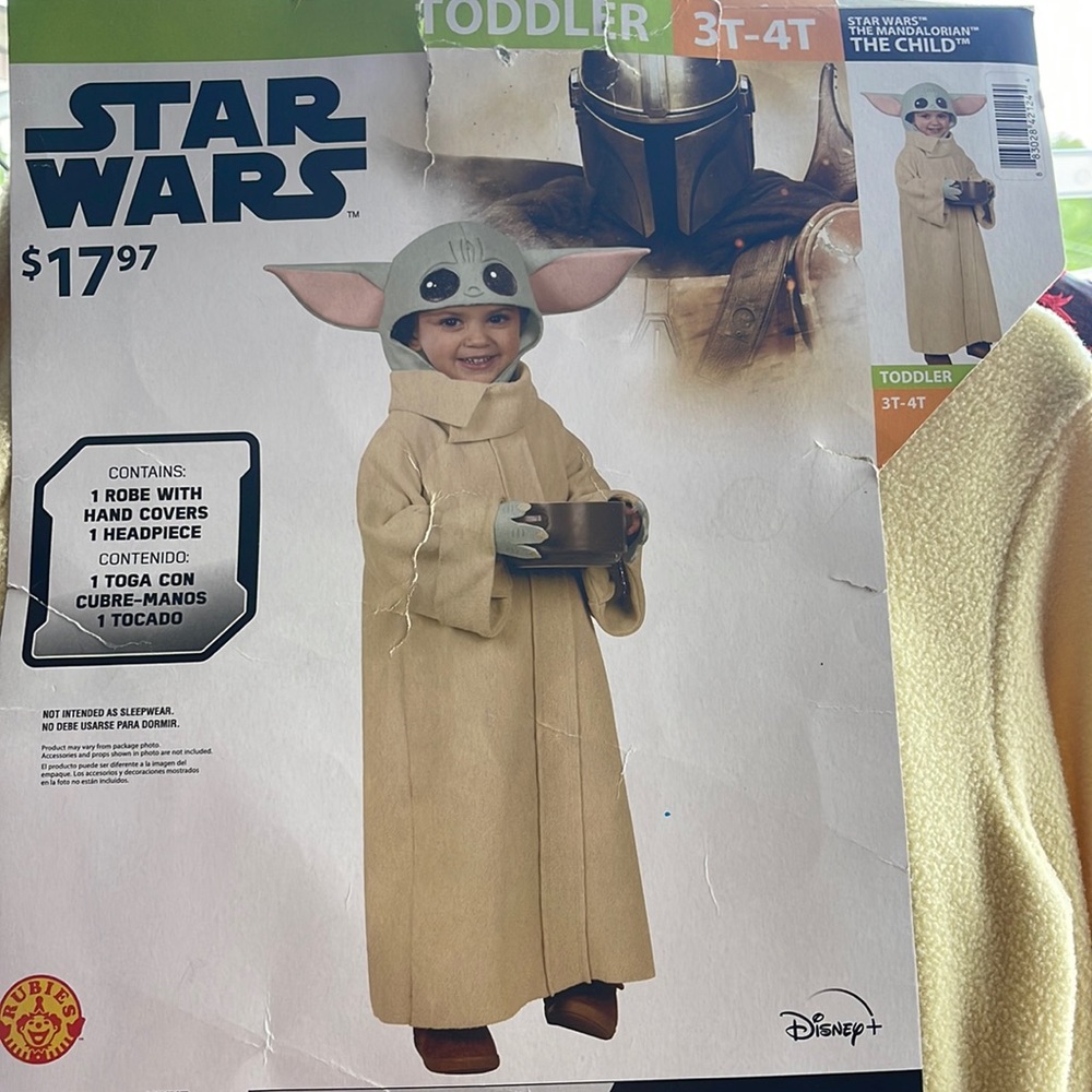 HALLOWEEN  👻 🎃   STAR WARS COSTUMES  TODDLER 3T-4T